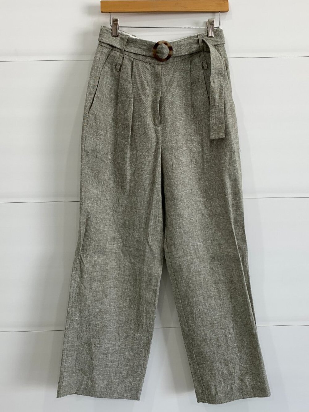 Country Road Linen Wide Leg Trousers